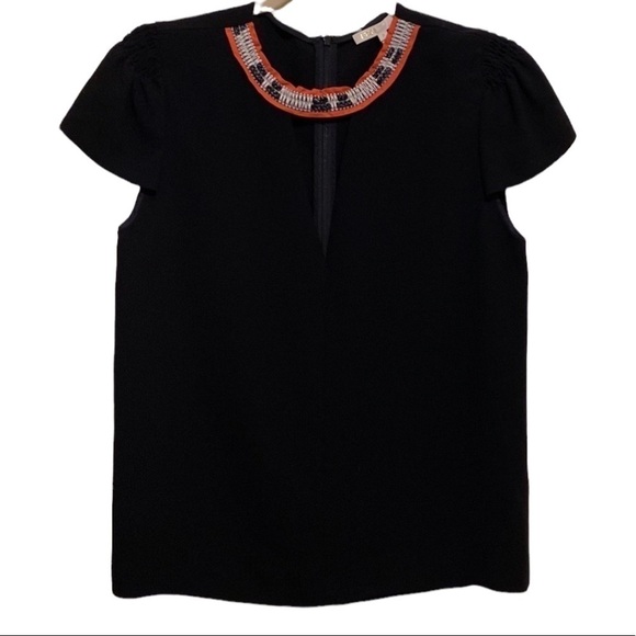 Maje beautiful black blouse in very good condition. Size 2 - Picture 1 of 12
